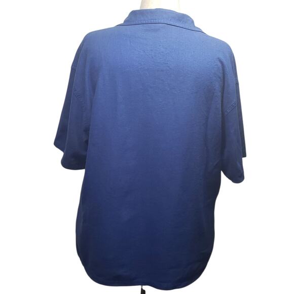 Kathie Lee Collection Women’s XL Linen Cardigan Blue Button-Up Lightweight Top - Picture 2 of 9